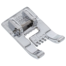 412370045 Biezenvoet met 9 uitsparingen . HV Geschikt voor machines uit categorie: 1 2 3 4 5 6 7 8* 9*

* niet geschikt in combinatie met automatische draadinstker. 412370045