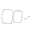 68000057 Borduurraam Imperial . 360 x 260 . HV  68000057